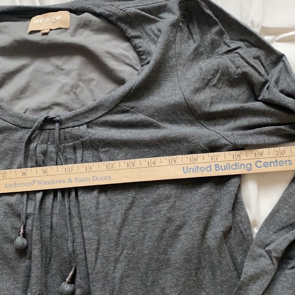 ME & EM Grey Tunic Pocket Dress Medium - Picture 6 of 7